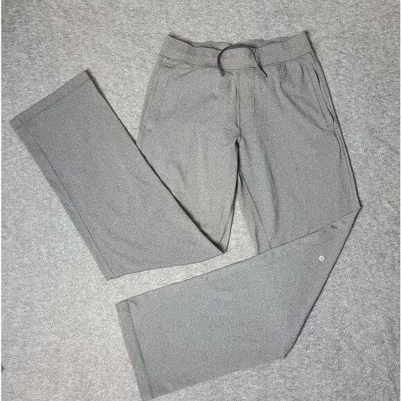 Lululemon Joggin Pants Mens Size L Gray Active Straight Flex Performance